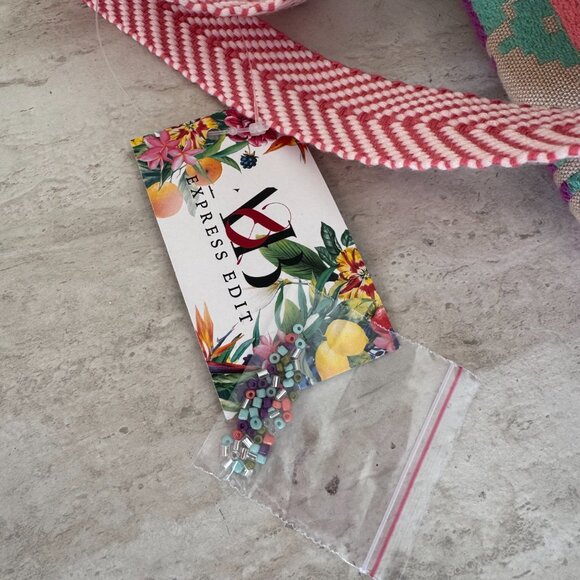 America & Beyond Summer Beaded Embellished Tote Bag - Picture 9 of 10